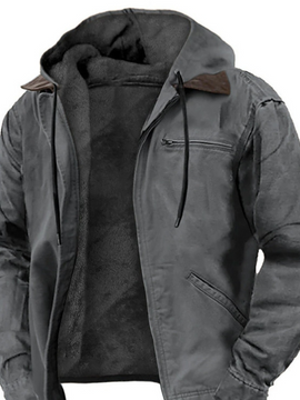 Color Cast Hooded Sweater