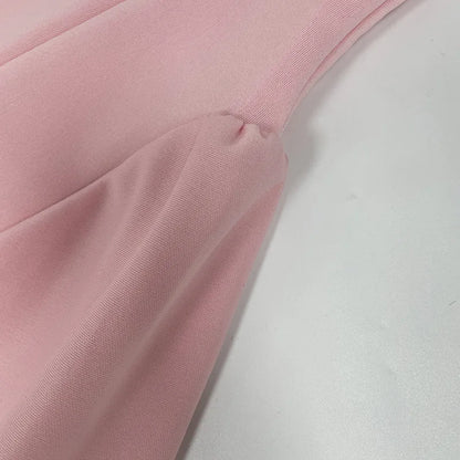 Women's Clothing 2025 Autumn New Arrival Contrast Color Design Sexy Tube Top Slim Fit Ruffle Dress Vestidos De Mujer