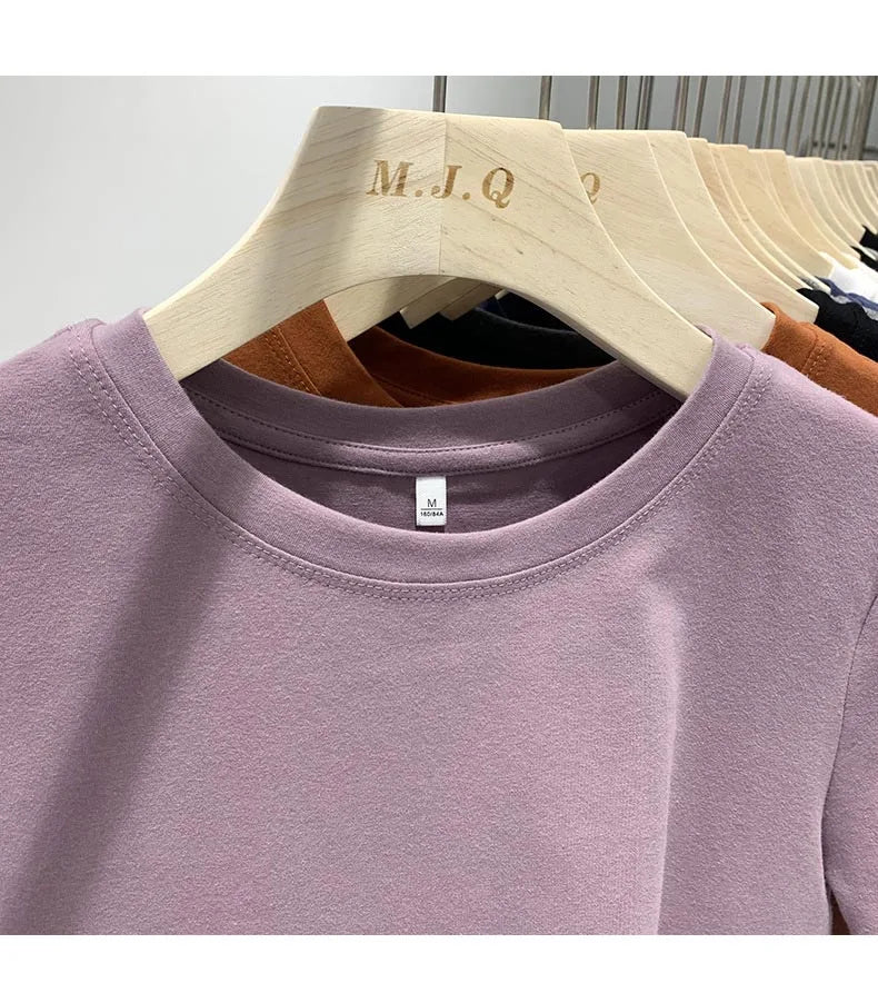 Women’s Casual Short Sleeve Tee Cotton Blend Top