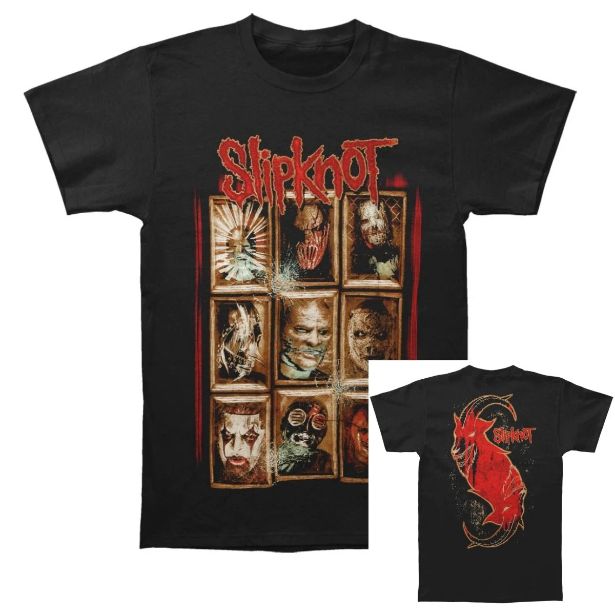 Gothic Band Graphic T-Shirt 100% Cotton Streetwear Top