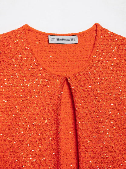 Women's Clothing 2025 New Style European And American Fashion Simple Pearl Decoration Knitted Top Knitted Vest