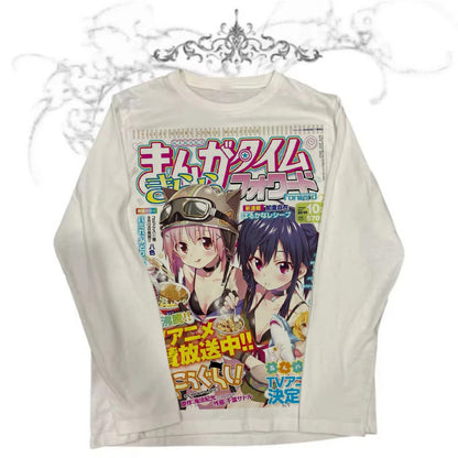Woman Clothes for Women Spring 2025 Woman Clothing Female 2000s Clothes Y2k Top Graphic Tees Y2k Kitty Harajuku Women's T-shirts