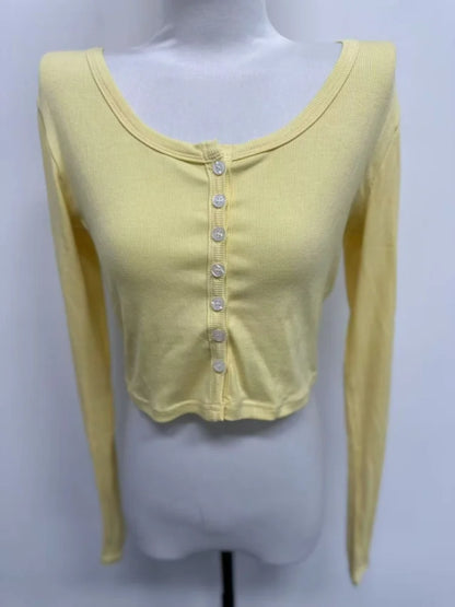 The Essential Cropped Long-Sleeve Top