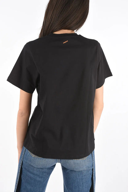 Women T Shirt Hip-Hop Loose Punk Letter Print Tops Tee Black T-shirt Female Summer T-shirt  Graphic Tee Female Cute Tops Tee