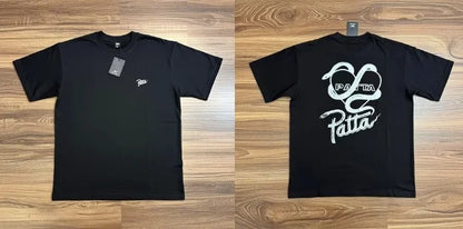 New Arrival Patta Tshirt American Street Style with Palm Tree Star Print Man Short Sleeve Tops