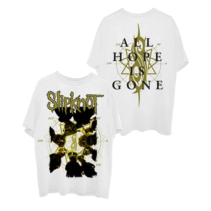 Gothic Band Graphic T-Shirt 100% Cotton Streetwear Top