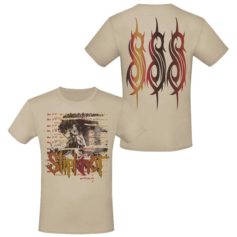 Gothic Band Graphic T-Shirt 100% Cotton Streetwear Top