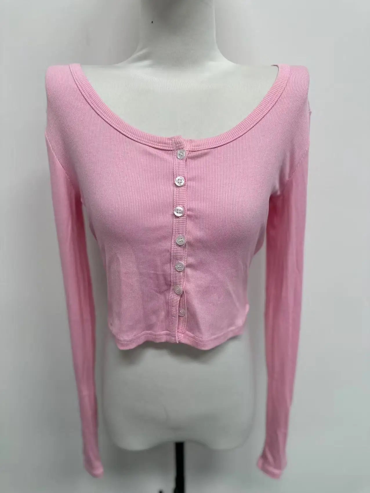 The Essential Cropped Long-Sleeve Top
