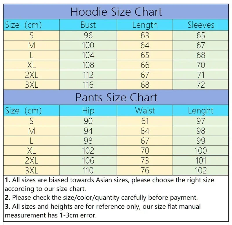 Women's Clothing 2 Pcs Suits Print Casual Hooded Sweatshirts Tracksuit Sports Jogging Sportswear Autumn Winter Woman Pants Sets