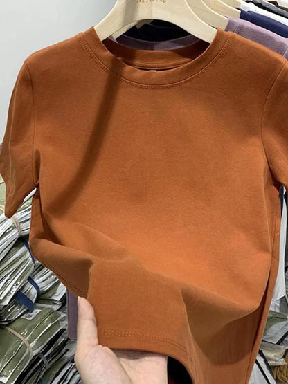 Women’s Y2K Crop T-Shirt Casual Short Sleeve Top