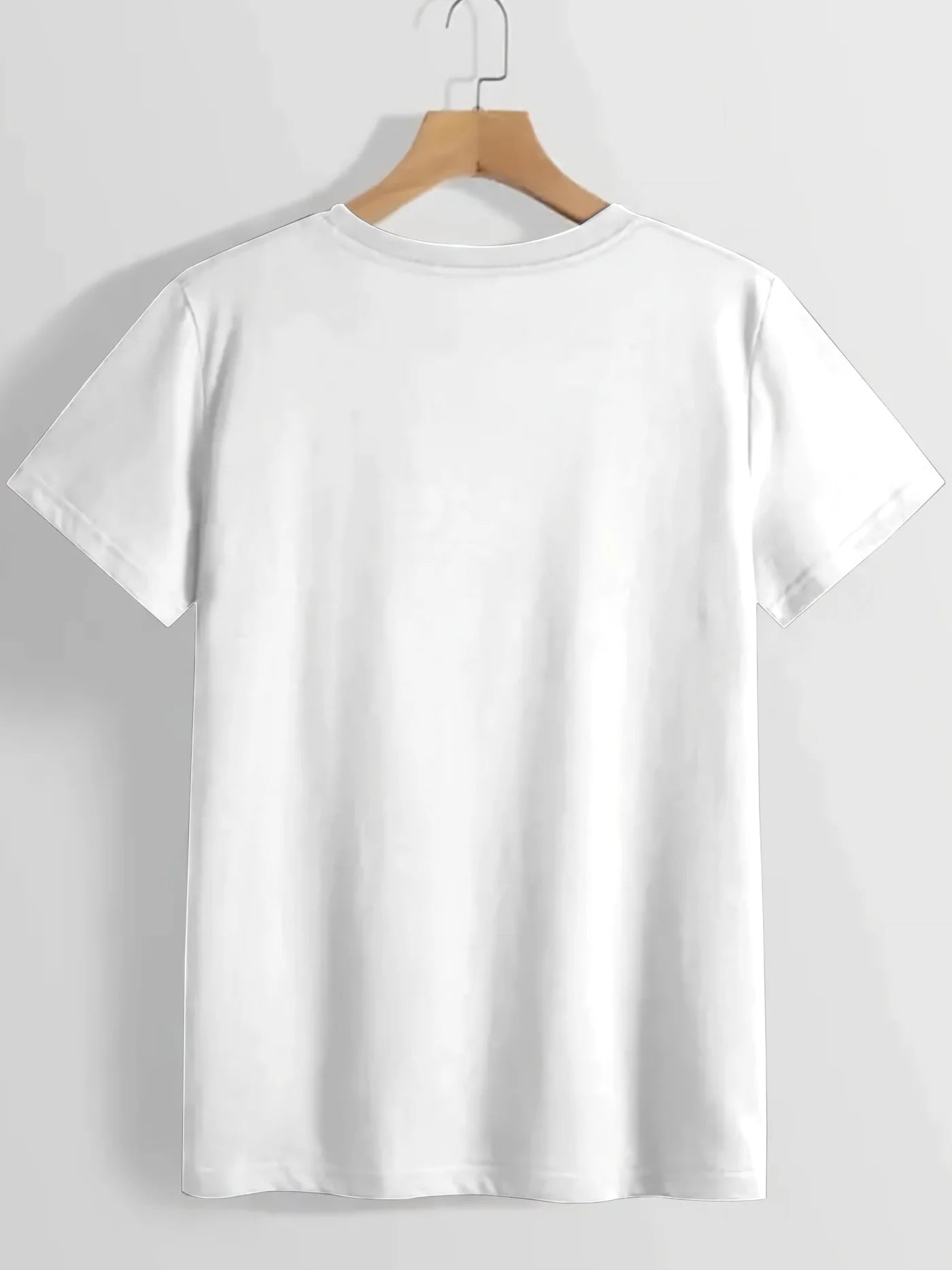 Women's  T-Shirt with Cartoon Print  Heart Design  Breathable Round Neck Short Sleeve Top  Fashion Illustration Tee  Comfortable