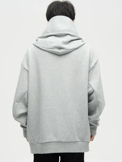 High Street Heavy Fleece-lined Thickened Hooded Sweatshirt